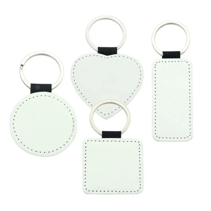 Leather Sublimation Sublimation Keychain With Lichee Pattern